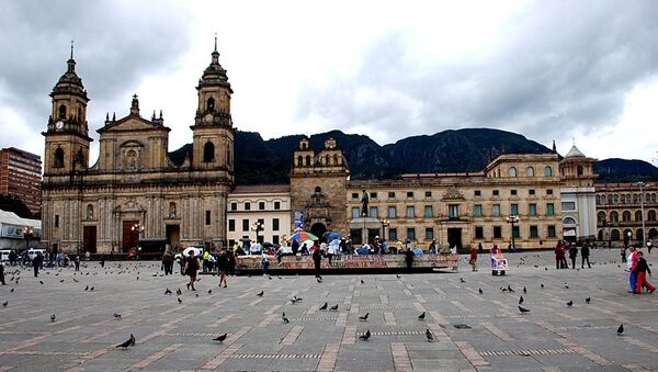 Plaza de Bolívar en Bogotá, Colombia - Sputnik Mundo