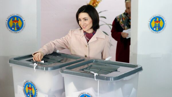 Maia Sandú, candidata de la oposición conservadora a la presidencia de Moldavia y líder del partido Acción y Solidaridad - Sputnik Mundo