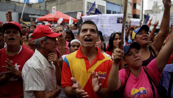 Los partidarios de Maduro (archivo) - Sputnik Mundo