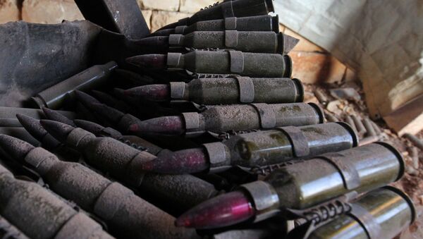 Balas de los terroristas, encontradas en Alepo (archivo) - Sputnik Mundo