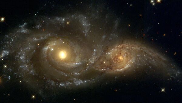 La fusión de las galaxias IC 2163 y NGC 2207 - Sputnik Mundo
