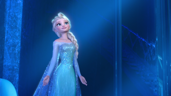 Elsa, la protagonista de la película animada Frozen - Sputnik Mundo