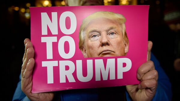 Protestas contra la victoria de Donald Trump - Sputnik Mundo