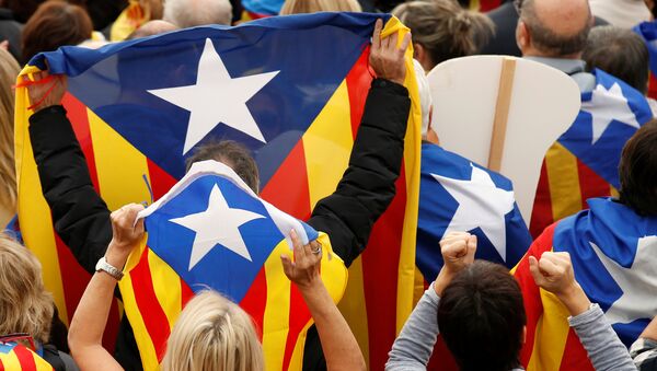 Las banderas de Cataluña - Sputnik Mundo
