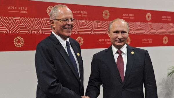 Президент РФ В. Путин принял участие в саммите АТЭС в Перу - Sputnik Mundo