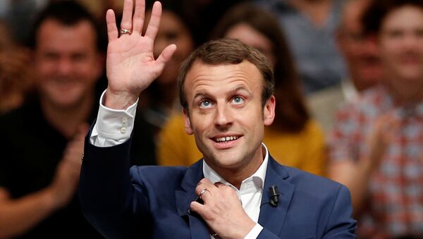 Emmanuel Macron, candidato presidencial de Francia - Sputnik Mundo
