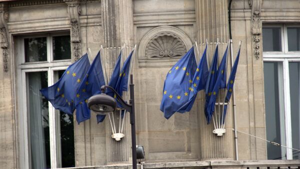 The EU flags - Sputnik Mundo