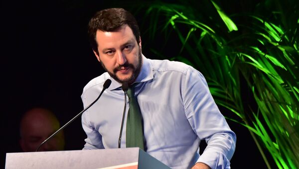 Secretario de Lega Nord Matteo Salvini - Sputnik Mundo