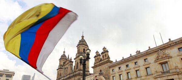 Manifestación por la paz en Bogotá, Colombia Manifestación por la paz en Bogotá, Colombia - Sputnik Mundo