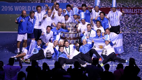 Equipo de Argentina en la Copa Davis - Sputnik Mundo