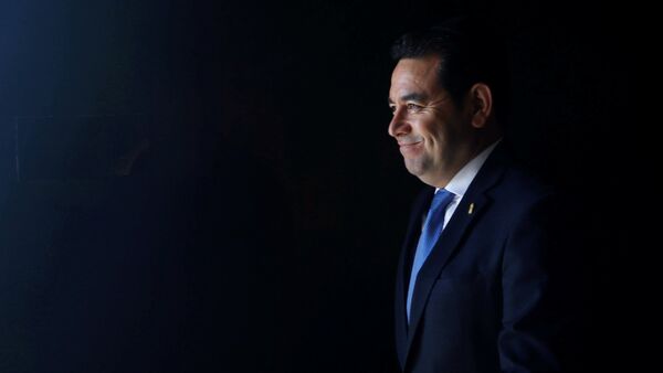 El presidente de Guatemala Jimmy Morales  - Sputnik Mundo