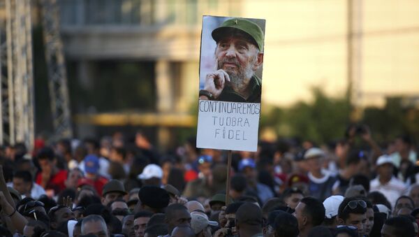 Cuba se despide de Fidel Castro - Sputnik Mundo