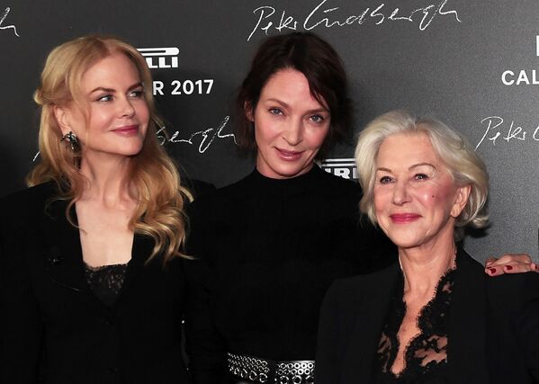 Nicole Kidman, Uma Thurman y Helen Mirren - Sputnik Mundo