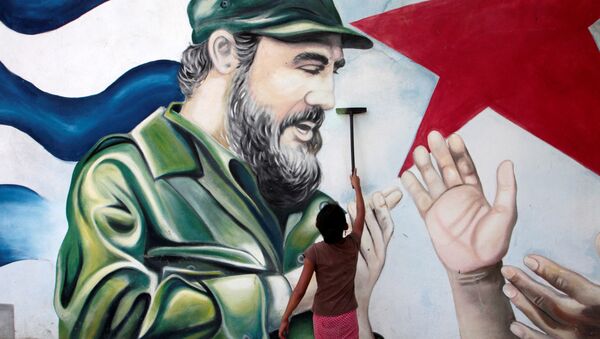 Retrato de Fidel Castro - Sputnik Mundo