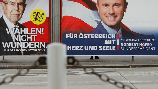 La publicidad electoral en Austria (archivo) - Sputnik Mundo