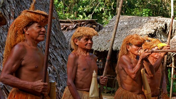 Members of an Amazon Indian tribe Yagua - Sputnik Mundo