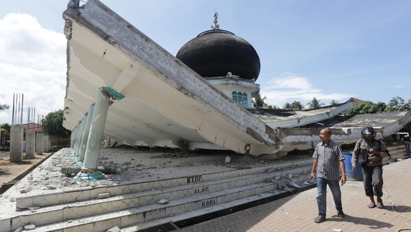 Terremoto en Indonesia - Sputnik Mundo