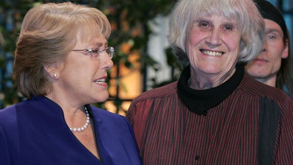 Michelle Bachelet y Joan Turner - Sputnik Mundo