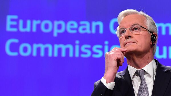 Michel Barnier, el responsable de la Unión Europea para las negociaciones con el Reino Unido sobre su salida del bloque comunitario - Sputnik Mundo