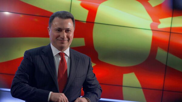 Nikola Gruevski, ex primer ministro de Macedonia y líder de la organización VMRO-DPMNE - Sputnik Mundo