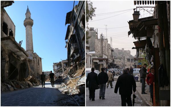 Las cicatrices de la guerra: Alepo, un antes y un después en la vida de la ciudad - Sputnik Mundo