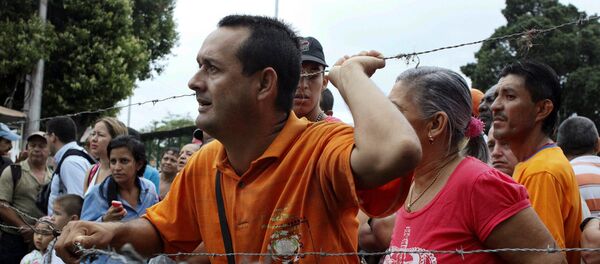La frontera entre Colombia y Venezuela La frontera entre Colombia y Venezuela - Sputnik Mundo