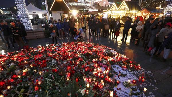 Homenaje a las víctimas del atentado en Berlín - Sputnik Mundo