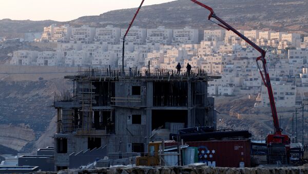 La construcción de asentamientos por Israel en el territorio palestino - Sputnik Mundo
