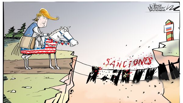 Trump y las sanciones - Sputnik Mundo