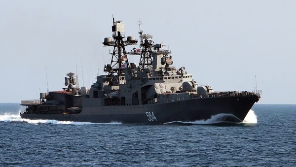 El antisubmarino ruso Almirante Tributs - Sputnik Mundo