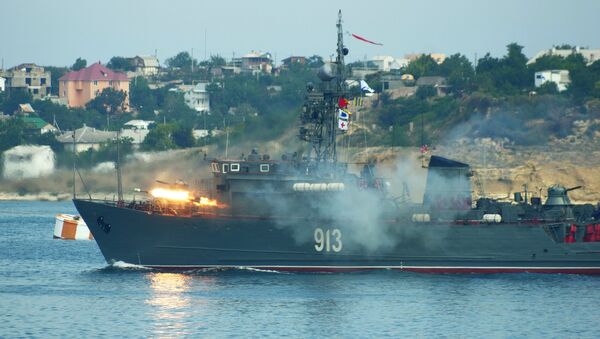 Dragaminas de la Armada Rusa (archivo) - Sputnik Mundo