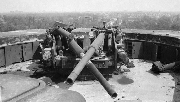 Cañones antiaéreos de la Alemania nazi (archivo) - Sputnik Mundo