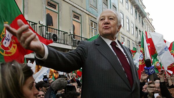 Mário Soares, expresidente de Portugal - Sputnik Mundo