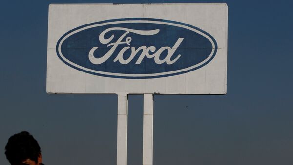 The Ford logo is seen at their plant in Cuautitlan Izcalli, Mexico - Sputnik Mundo