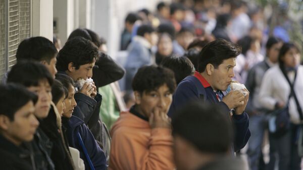 Migrantes ilegales en Buenos Aires - Sputnik Mundo