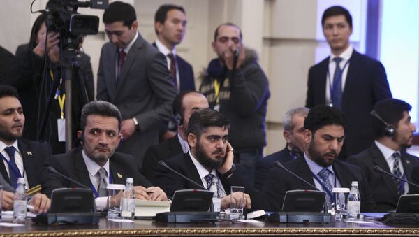 Representantes de la oposición siria en las consultas en Astaná - Sputnik Mundo