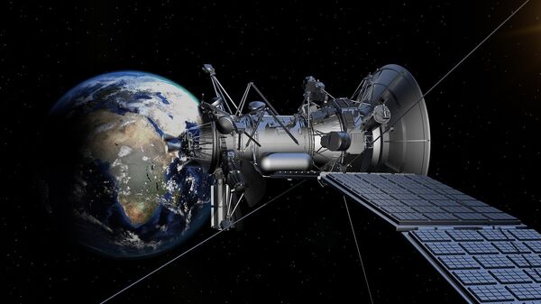 Un satélite en el espacio (imagen referencial) - Sputnik Mundo