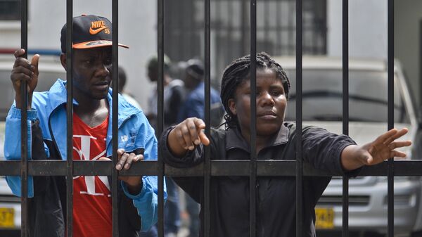 Los migrantes haitianos (archivo) - Sputnik Mundo