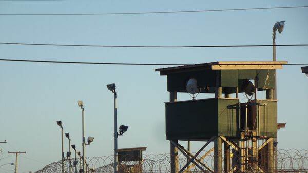 Una de las torres de vigilancia del Campo 6 de Guantánamo - Sputnik Mundo