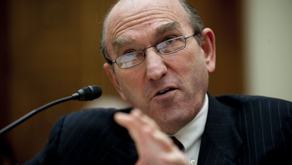 Senior Fellow for Middle Eastern studies at the council on Foreign Relations Elliott Abrams testifies before the House Foreign Affairs Committee on Capitol Hill in Washington - Sputnik Mundo