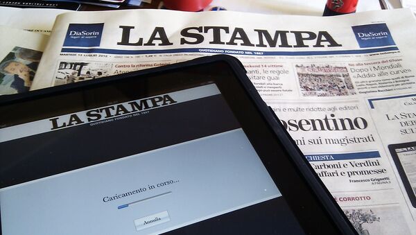 La Stampa, periódico italiano - Sputnik Mundo
