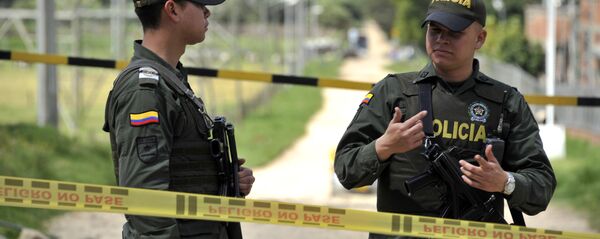 La policía colombiana La policía colombiana - Sputnik Mundo
