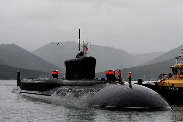 El submarino Aleskandr Nevski de la clase Borei El submarino Aleskandr Nevski de la clase Borei - Sputnik Mundo