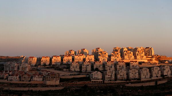 Vista general de las casas del asentamiento israelí de Efrat, en la Cisjordania ocupada (archivo) - Sputnik Mundo