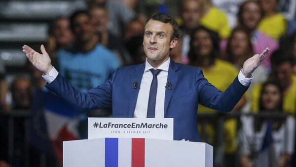 Emmanuel Macron, candidato presidencial de Francia - Sputnik Mundo