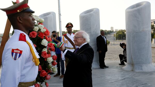 Presidente de Irlanda, Michael D. Higgins en La Habana - Sputnik Mundo