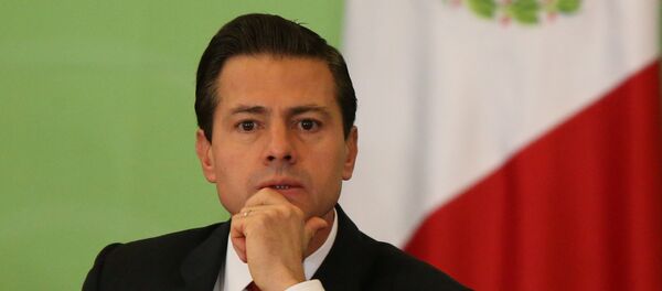 Mexico's President Enrique Pena Nieto looks on Mexico's President Enrique Pena Nieto looks on - Sputnik Mundo