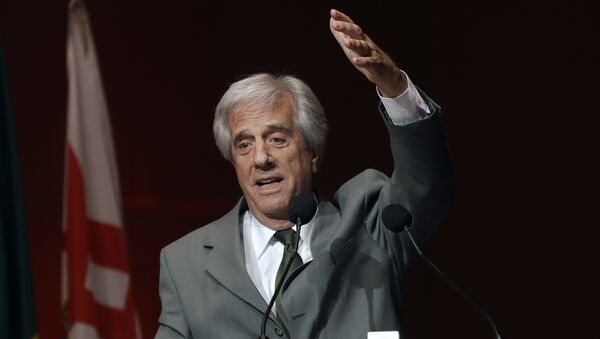 El presidente de Uruguay Tabaré Vázquez - Sputnik Mundo