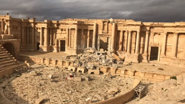 El complejo histórico de Palmira en la provincia siria de Homs - Sputnik Mundo