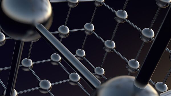 Ilustración gráfica de la estructura cristalina de los átomos - Sputnik Mundo